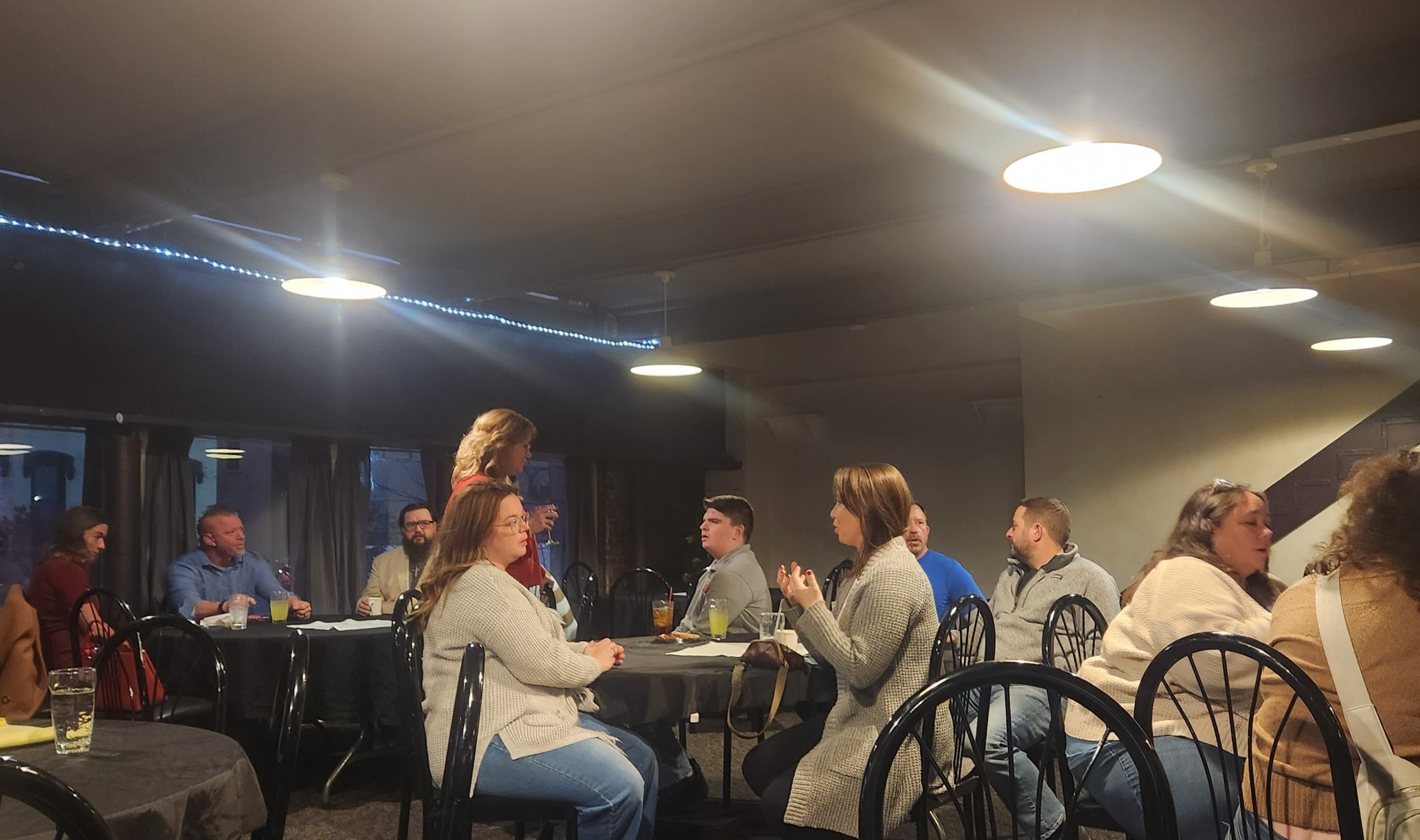 Meeting with WHO's board and Leadership Jackson peers at Bella Notte