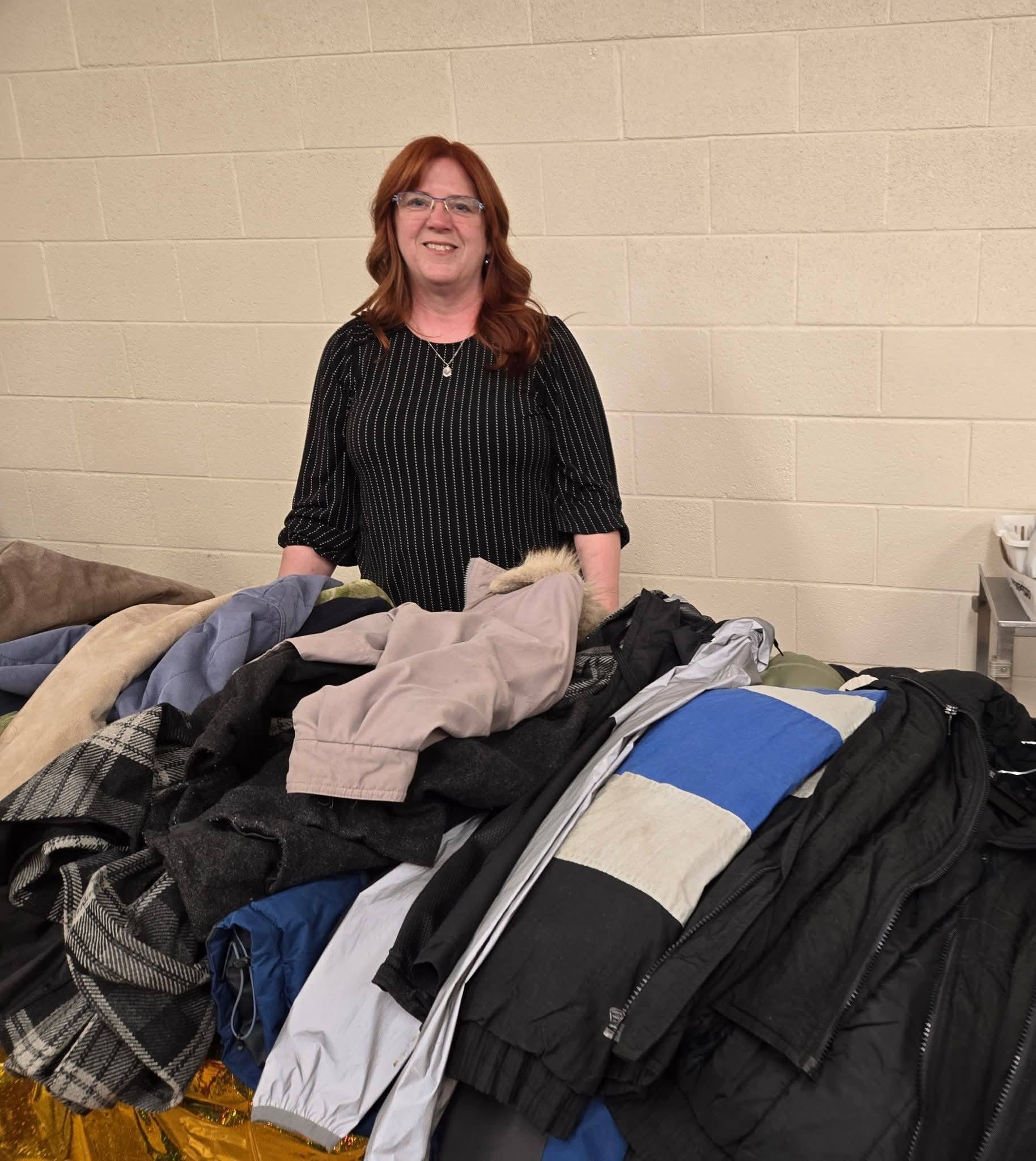 Donated coats gathered for WHO's Whoville event