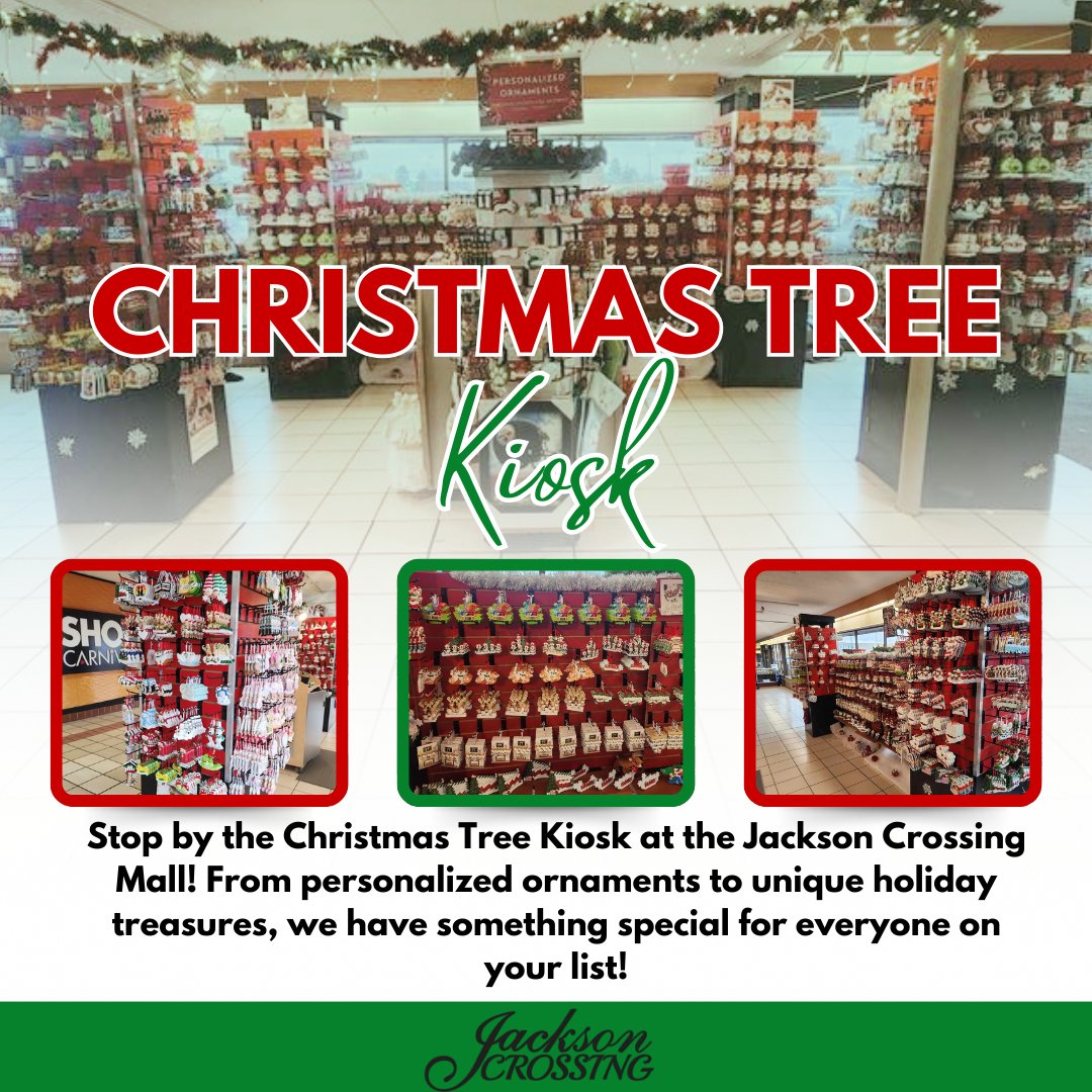 Holiday in the Halls promotion for The Christmas Tree Kiosk