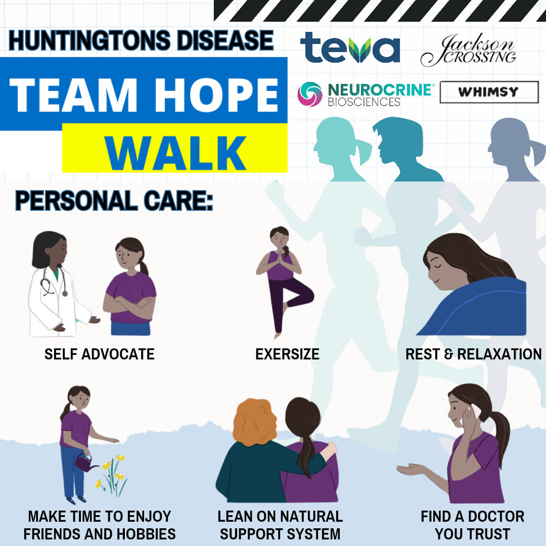Team Hope campaign graphic: Supporting personal care